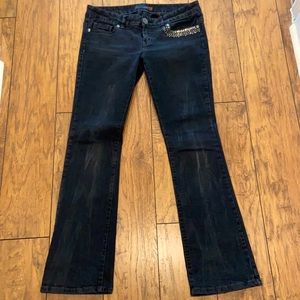 Black Bootcut Jeans